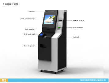 ATM Kiosk/Bill Payment Kiosk with Custom Desgin and Sercurity Pinpad/EMV Bank Card Reader/Cash Acceptor etc by LKSKiosk